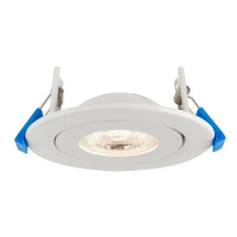 Image of Netlighting Shield360 4CCT Tri Wattage 8W Recessed Downlight Matt White Paint IP44 White