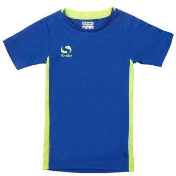 Image of Sondico T Shirt Infants - Royal/FluYellow