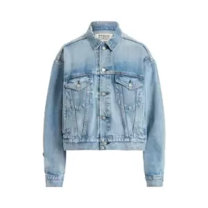 Image of Polo Ralph Lauren Polo Ralph Lauren Denim Trucker Jacket Womens - Blue