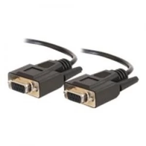 Image of C2G 2m DB9 F/F Cable - Black