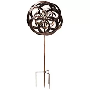 Image of Robert Dyas InSpinners Taurus Solar Garden Wind Spinner
