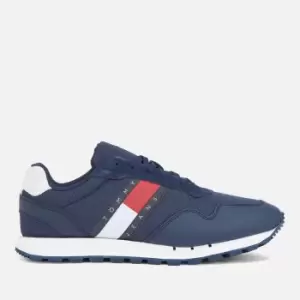 Image of Tommy Jeans Mens Retro Running Style Canvas Trainers - UK 10