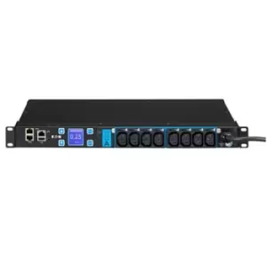 Image of Eaton ESWH28 power distribution unit (PDU) 1U Black 8 AC outlet(s)