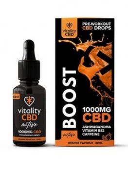 Image of Vitality CBD Vitality CBD Active Boost Orange Drops 1000mg, Multi, Women