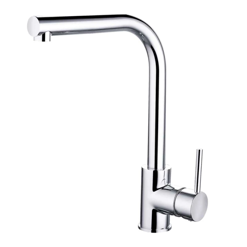 Image of Balterley Traditional Single Lever Kitchen Mixer Tap, Chrome in Silver Silver Unisex
