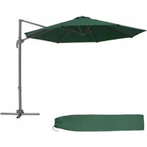 Image of Parasol Daria with protective cover - garden parasol, overhanging parasol, banana parasol