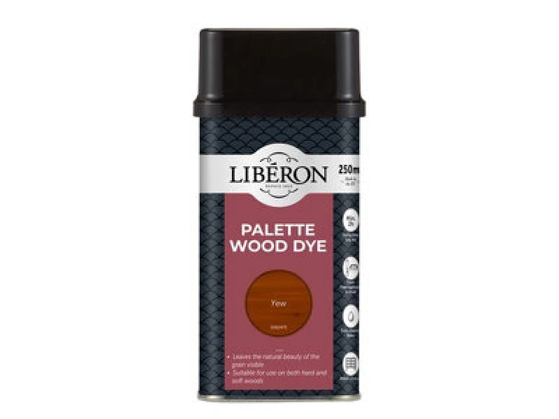 Image of Liberon 126737 Palette Wood Dye Yew 250ml Libwdpy250N