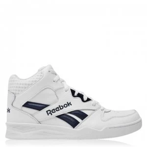 Image of Reebok Mens Hi Top Trainers - White/Navy