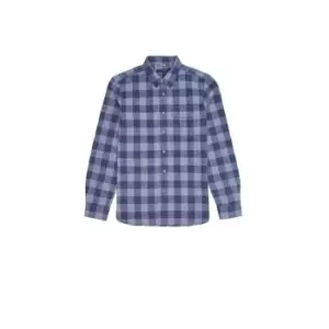 Image of French Connection Seriema Check Shirt - Blue
