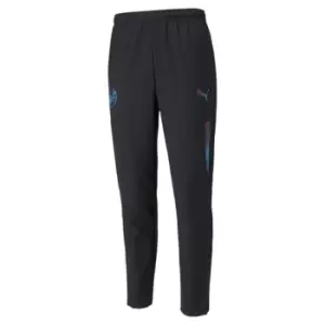 Image of Puma MCFC Pre Match Woven Track Pants Unisex Adults - Black
