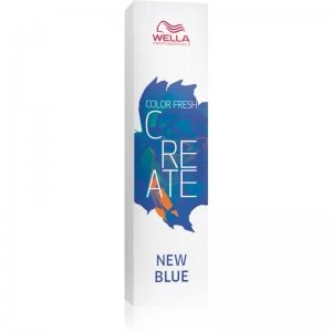Image of Wella Professionals Color Fresh Create Semi Permanent Hair Colour Shade New Blue 60ml