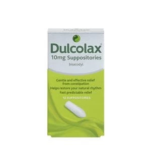 Image of Dulcolax 10mg Adult Suppositories - 12 Suppositories