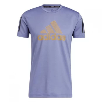 Image of adidas AEROREADY Warrior T-Shirt Mens - Orbit Violet