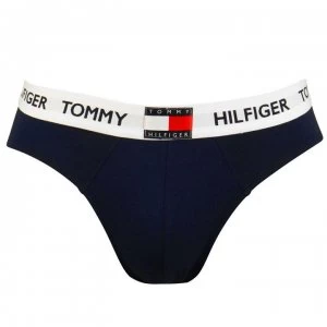 Image of Tommy Bodywear Large Logo Briefs - Nazy Blazer