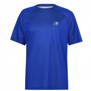 Image of Karrimor Aspen Technical T Shirt Mens - Surf Blue/Char