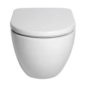 Image of Cooke Lewis Helena Wall hung Toilet with Soft close Seat