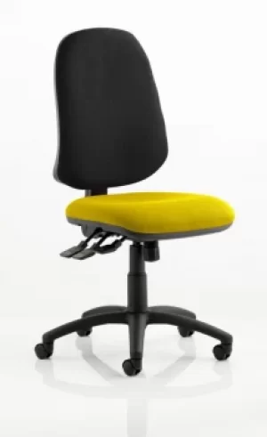 Image of Eclipse XL Lever Task Operator Chair Bespoke Colour Seat Yellow