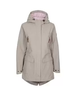 Image of Trespass Brampton Jacket - White, Mushroom, Size S, Women