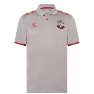 Image of Hummel Southampton FC Polo Shirt Mens - Grey