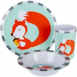 Image of Mimo Kids Susie Squirrel Dinner Set - Premier Housewares