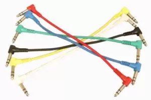 Image of Cobra Stereo Jack Patch Lead Right Angle Plug