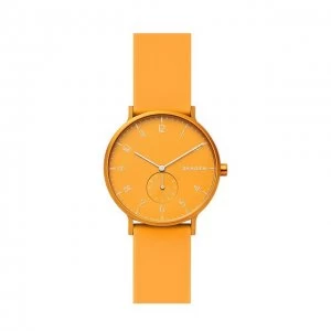 Image of Skagen Yellow 'Aaren' Watch - SKW6510