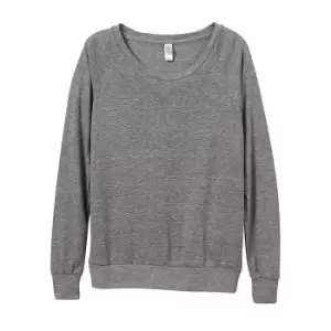 Image of Alternative Apparel Womens/Ladies Eco-Jersey Slouchy Pullover (XS) (Eco Grey)