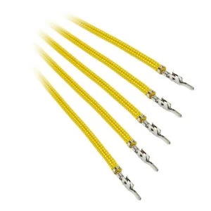 Image of BitFenix Alchemy 2.0 PSU Cable 5x 40cm - Yellow