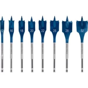 Image of Bosch Expert 8 Piece Self Cut Speed Spade Bit Set