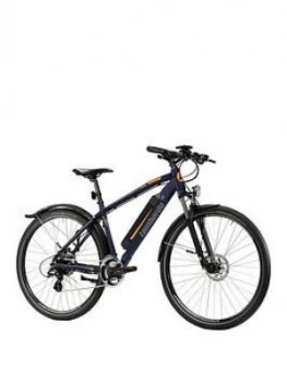 Image of Lombardo Valderice Mtb Alloy Frame Electric Mountain Bike - Blue/Orange