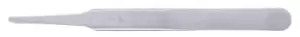 Image of Weller Erem 120 mm, Stainless Steel, Straight; Flat; Rounded, Tweezers