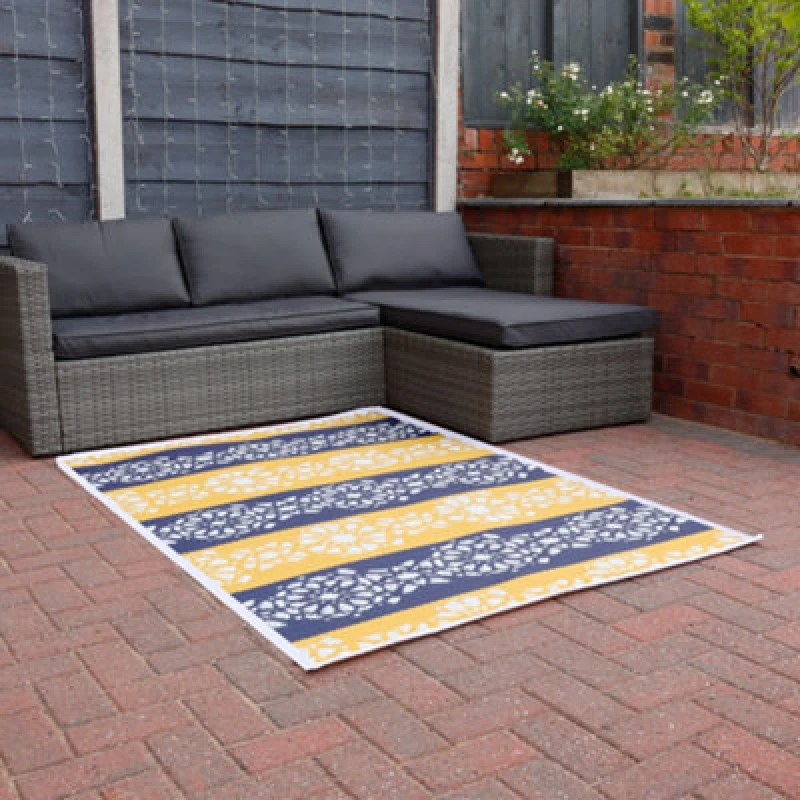 Image of Streetwize Casablanca Mosaic Outdoor Rug - 120cm x 180cm - Multi Multi M