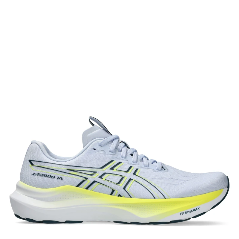 Image of Asics GT-2000 14 Shoes Gray Yellow AW25, Size 48 - EUR