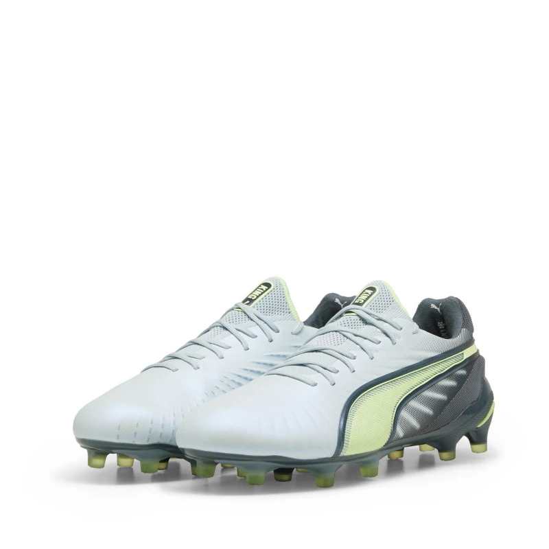 Image of Puma King Ultimate Womens Firm Ground Football Boots - Grey Grey 3