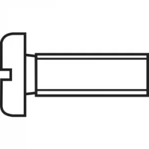 Image of TOOLCRAFT 839937 Allen screws M2 16mm Slot DIN 84 ISO 1207 Plastic, Polyamide 10 pc(s)