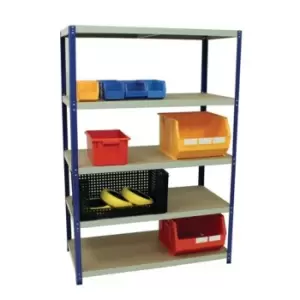Image of Slingsby Boltless Steel Shelving With MDF Shelves - 265kg - 1770 x 900 x 300 mm