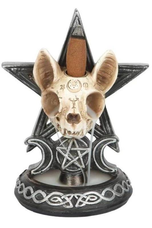 Image of Ouija Cat Backflow Incense Burner