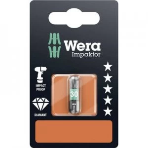 Image of Wera 867/1 IMP DC SB SiS Torx bit T 30 Tool steel alloyed, DLC coated D 6.3
