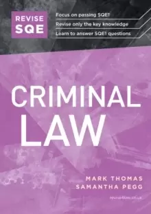 Image of Revise SQE Criminal Law : SQE1 Revision Guide