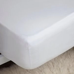 Image of Belledorm Extra Deep Fitted Sheet White Superking