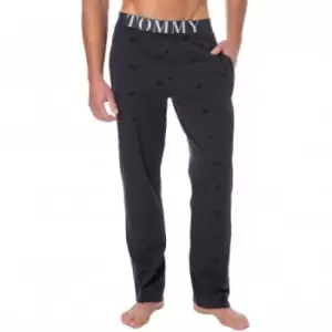 Image of Tommy Hilfiger Organic Cotton Lounge Pants - Navy M