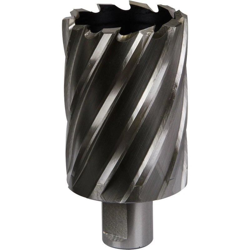 Image of Loops 45mm x 50mm Depth Rotabor Cutter - M2 Steel Annular Metal Core Drill 19mm Shank Metallics