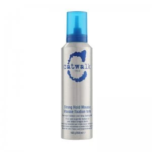 Image of Tigi Catwalk Strong Hold Mousse Long Lasting Hold 200ml