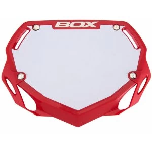 Image of Box Phase 1 Small Number Plate Red