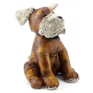 Image of Faux Leather Doggy Doorstop By Lesser & Pavey