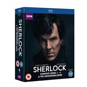 Image of Sherlock - Series 1-4 & Abominable Bride Box Set Bluray