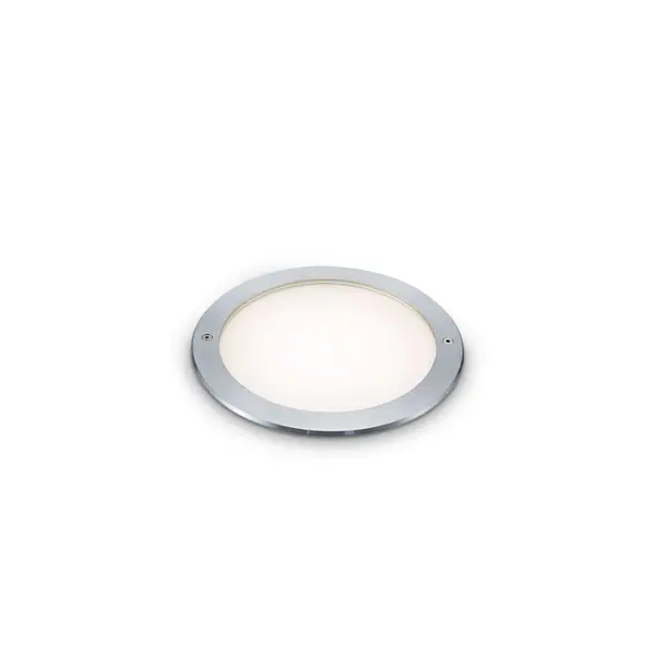 Image of Taurus Integrated LED Outdoor Recessed Ground Light Wide Round Steel 620Lm 3000K IP67