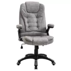 Image of Vinsetto High Back Home Office Chair Swivel Microfibre Fabric Desk Chair Grey