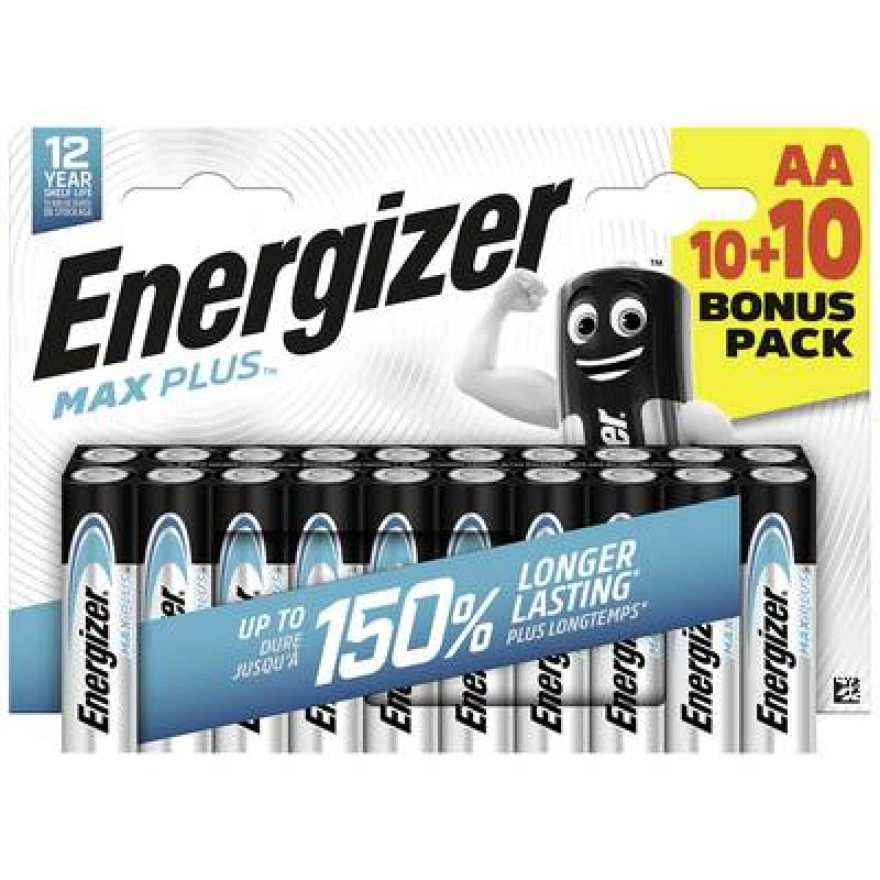 Image of Energizer Energizer Max Plus AA battery Alkali-manganese 1.5 V 20 pc(s) E304145600