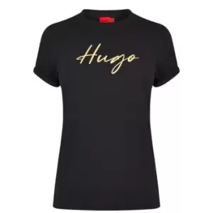 Image of Hugo Slim Fit T-Shirt - Black
